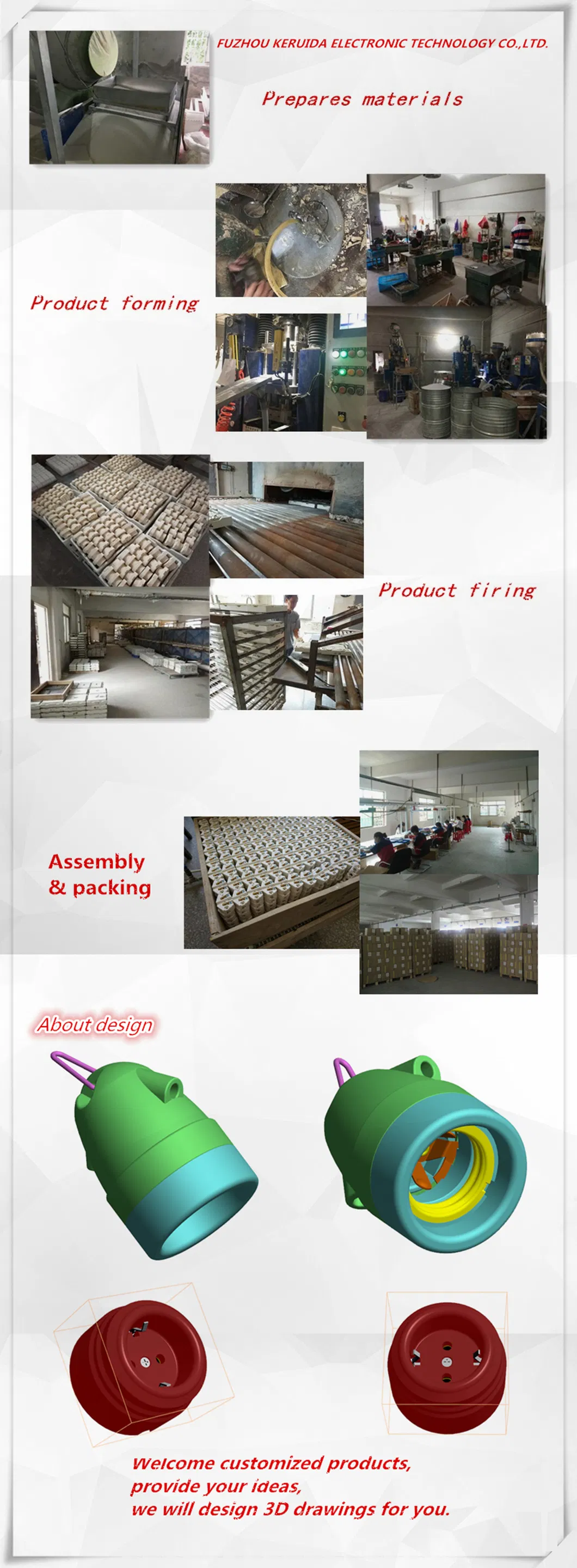 Instalaciones de la fábrica de aisladores de porcelana
