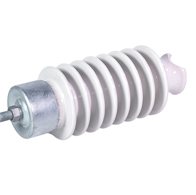 12.5kN 45kv Aislador de línea de porcelana - Vista frontal