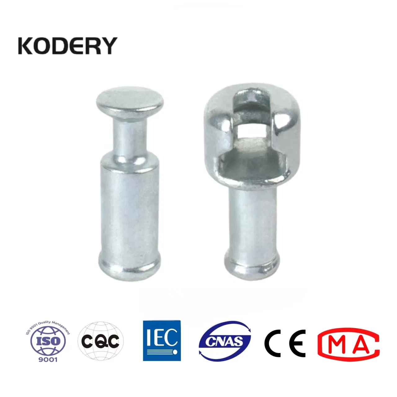 Kodery 15kv Aislador de Porcelana Aislador Cerámico Poste de Línea Pin Varilla Larga 11kv 22kv 33kv 5kn 10kn 12kn ANSI 57-1 57-3 57-4 Alta Tensión Línea Aérea
