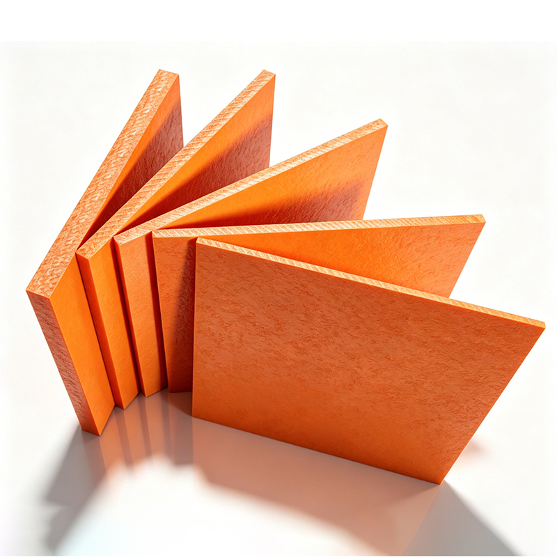 Hoja de Bakelita marrón y naranja aislante de laminado fenólico con tela para la placa de aislamiento de aparatos electrónicos laminada de epoxi