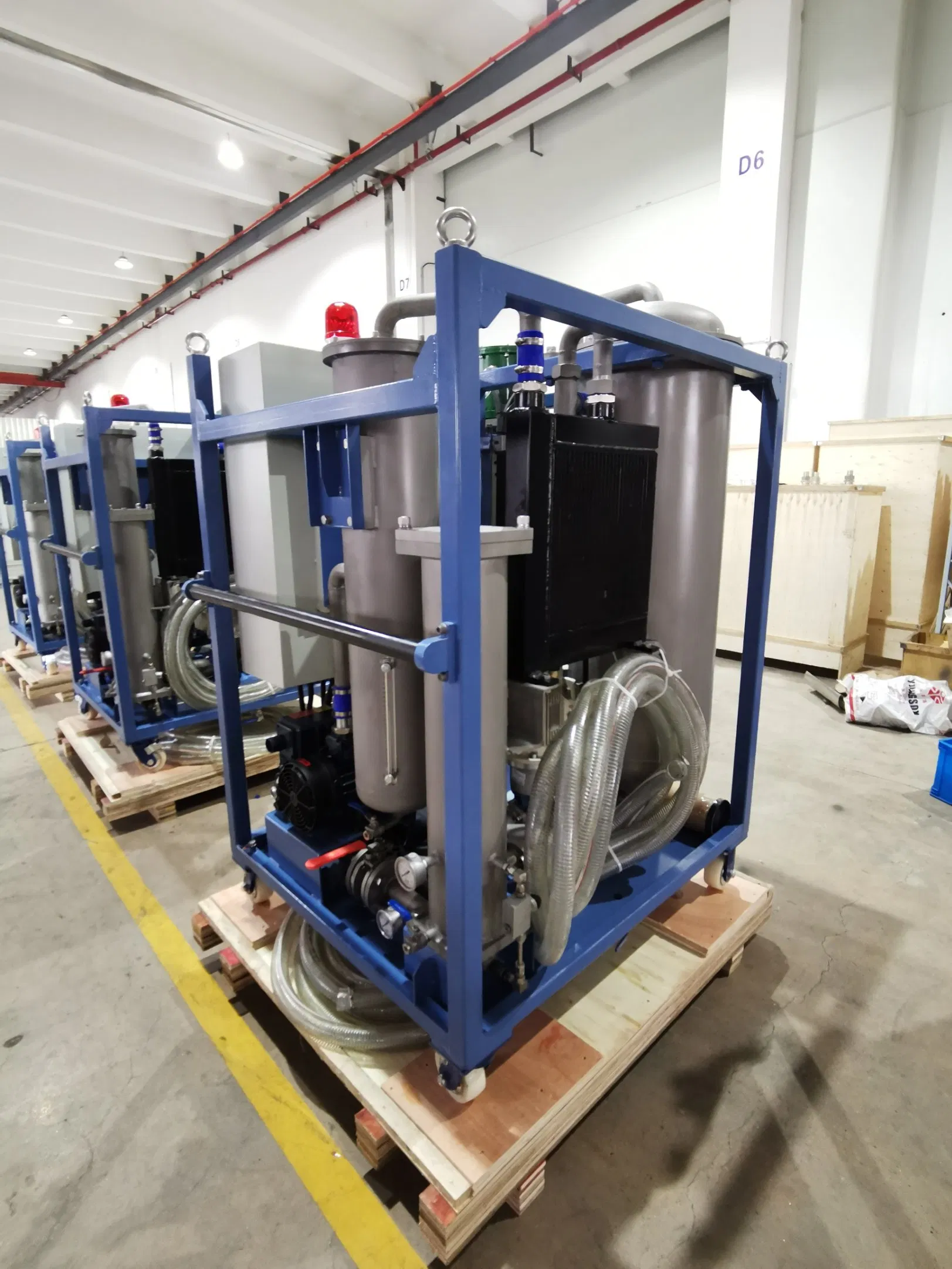 Aparato de purificación de aceite de transformador de alta vacuidad de doble etapa para aceite lubricante e hidráulico