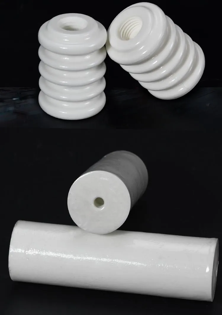 Aislador de porcelana de poste de núcleo sólido 132kv para transformador