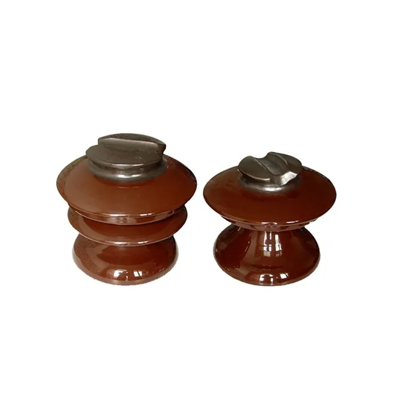 Aislador de tipo pin de vidrio porcelana para línea de postes