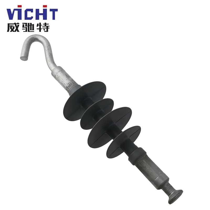 Hardware de línea de postes estándar, aisladores de polímero, vidrio y porcelana con certificados