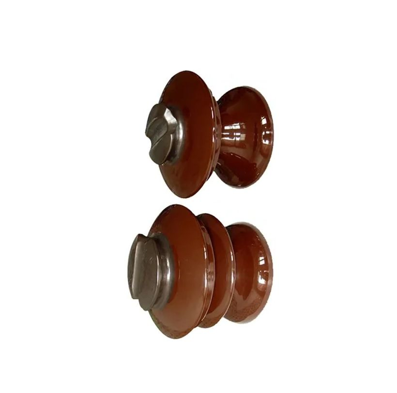 Aislador de tipo pin de vidrio porcelana para línea de postes