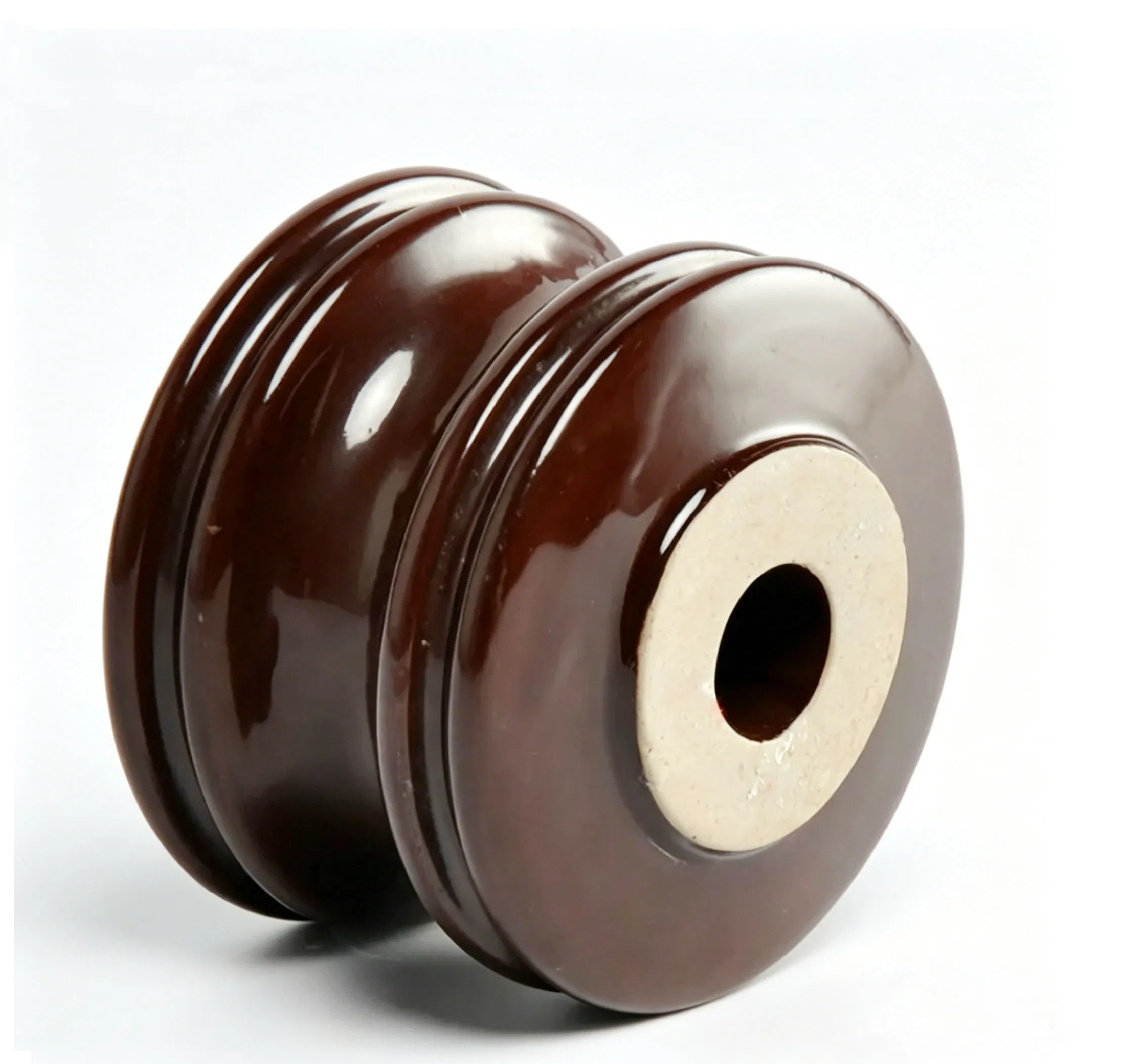 Aislador de Porcelana en Bobina con Esmalte Impermeable Porcelana ANSI C29.3 Aislador para Poste de Utilidad