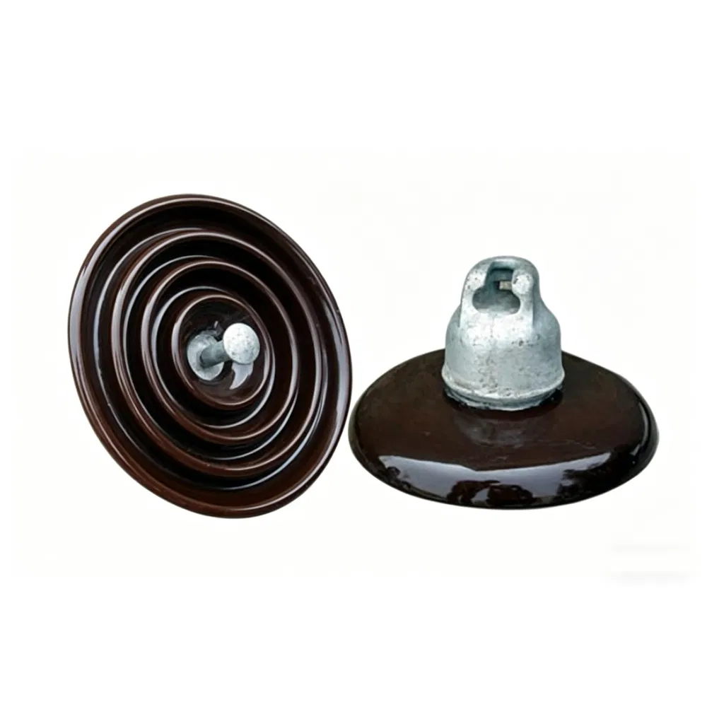 U70c 254mm 146mm 70kN Aislador de porcelana de suspensión para línea de alta tensión