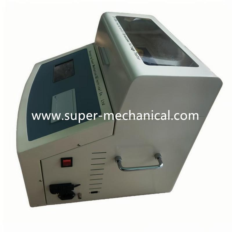 Kit de prueba de voltaje de ruptura automático de aceite aislante de China ASTM D1816 D877 medidor de resistencia dieléctrica IEC60156 precio del aparato de Bdv de aceite aislante para transformadores