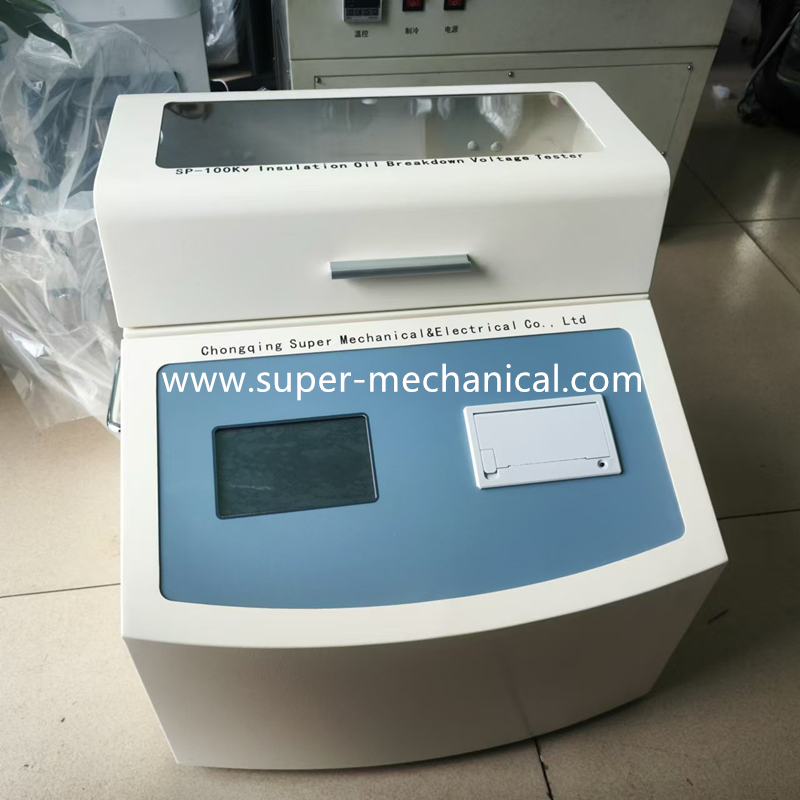 Kit de prueba de voltaje de ruptura automático de aceite aislante de China ASTM D1816 D877 medidor de resistencia dieléctrica IEC60156 precio del aparato de Bdv de aceite aislante para transformadores