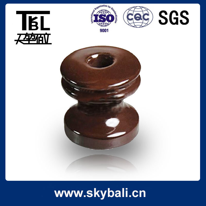 Aisladores de bobina ANSI 53-5 / Aislador de línea Aislador de porcelana para baja tensión