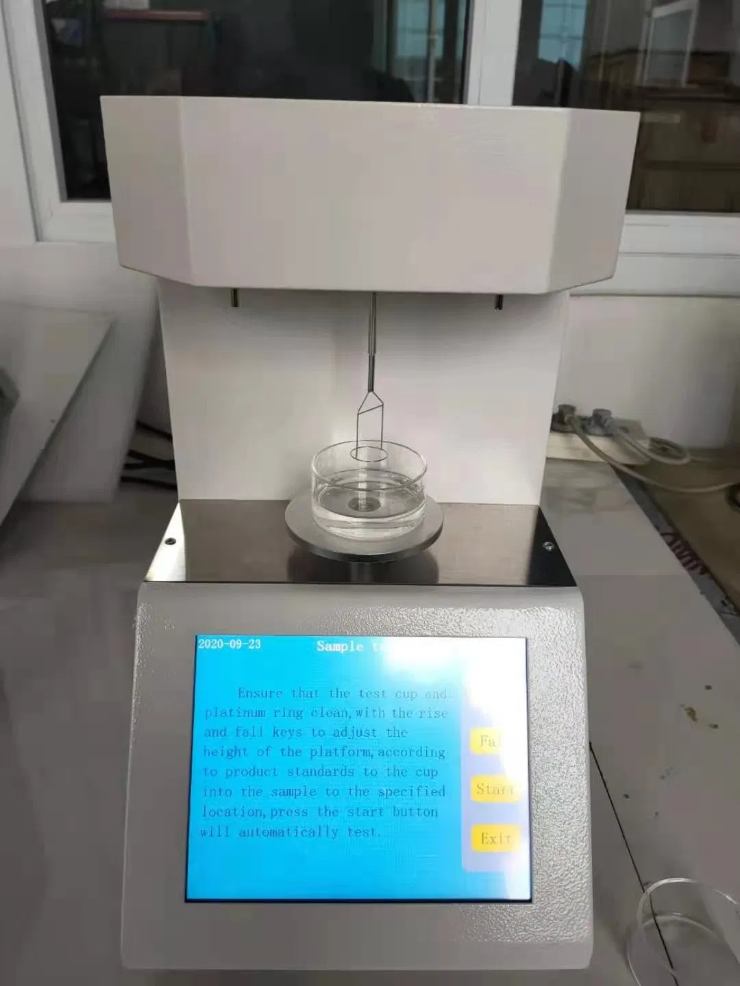 Aparato de Prueba de Tensión Interfacial de Anillo Du Nouy para Aceite Aislante