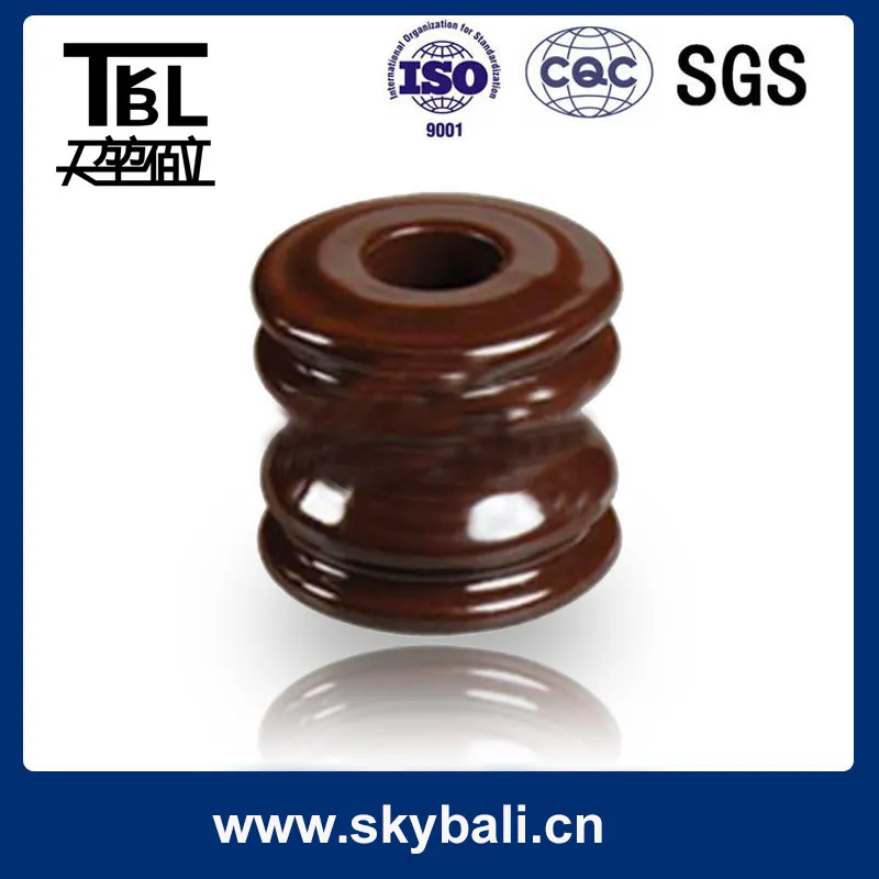 Aisladores de bobina ANSI 53-5 / Aislador de línea Aislador de porcelana para baja tensión