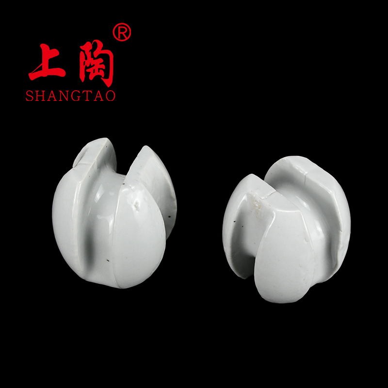 Aisladores eléctricos de cerámica de porcelana para cercas eléctricas de baja tensión