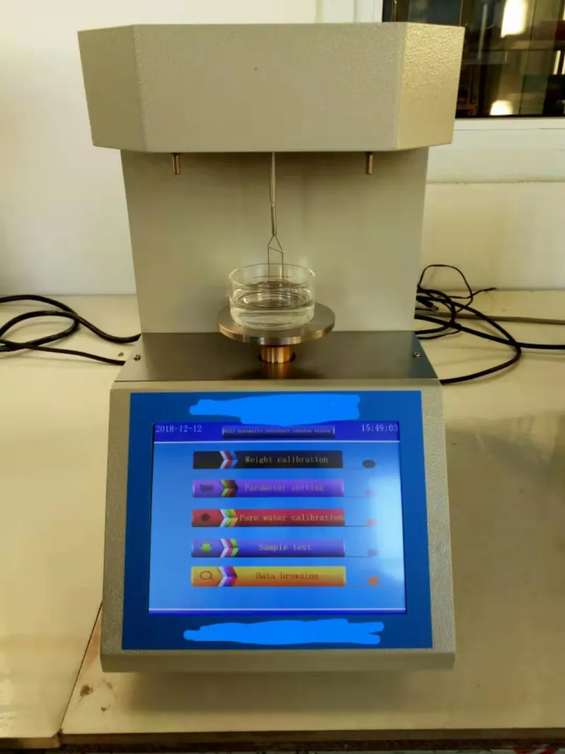 Aparato de Prueba de Tensión Interfacial de Anillo Du Nouy para Aceite Aislante