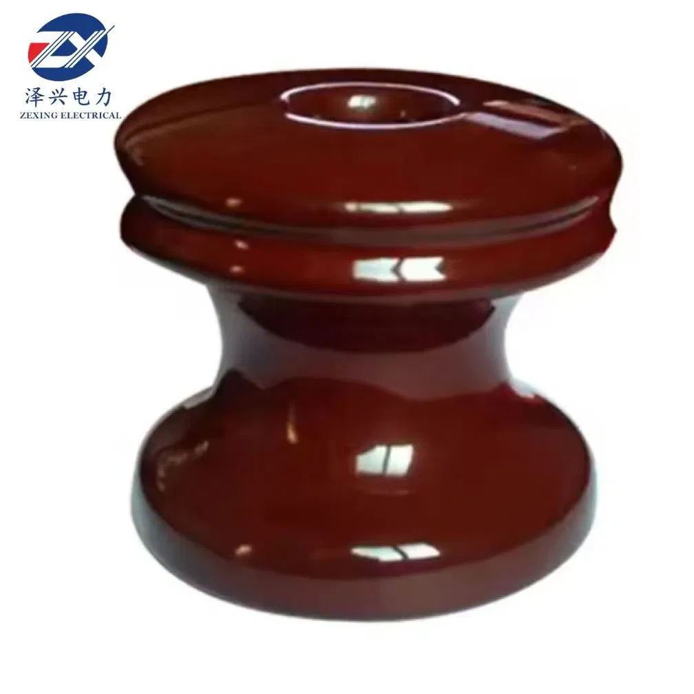 Aisladores de cerámica al por mayor ANSI 53-2 Aislador de porcelana tipo carrete