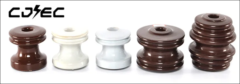Aisladores de porcelana duraderos de alta tensión ANSI 53-3 para líneas eléctricas