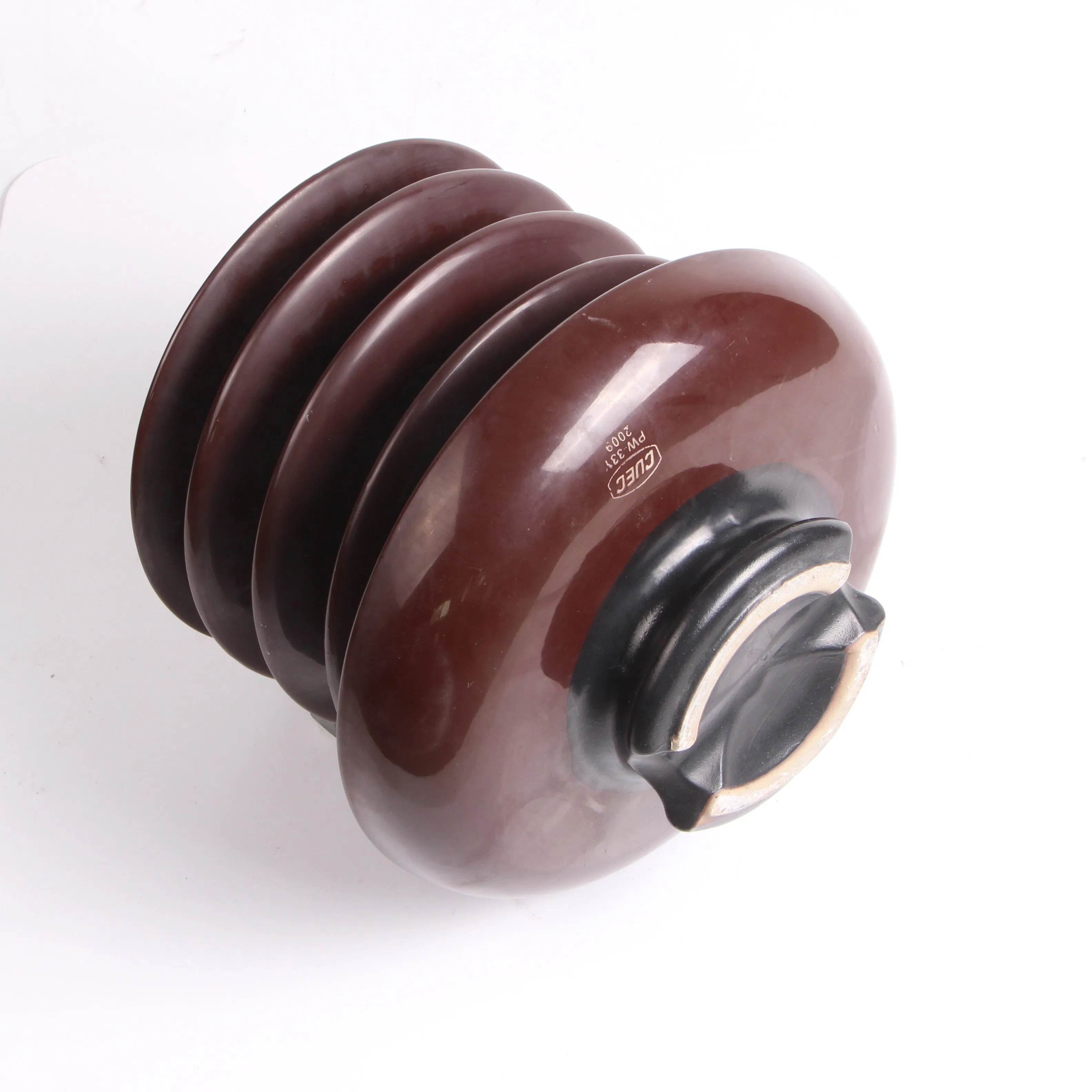 Aisladores cerámicos eléctricos, aislador de porcelana para línea de postes