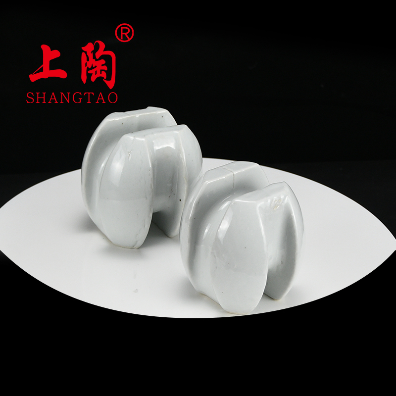 Aisladores eléctricos de cerámica de porcelana para cercas eléctricas de baja tensión