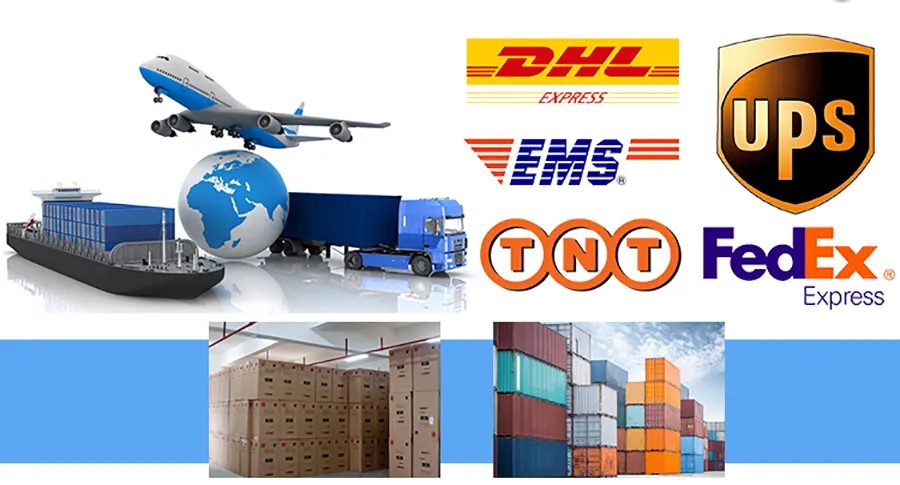 Envío y transporte de equipos