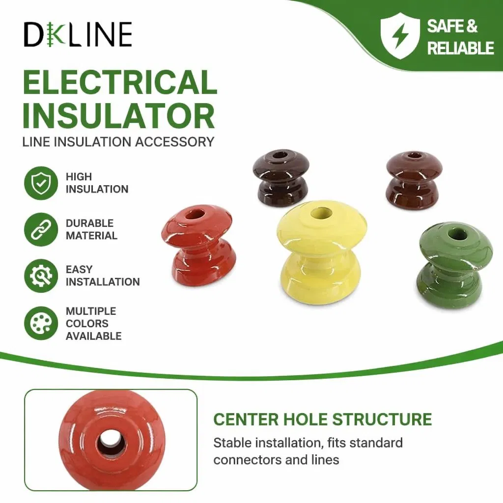 Disponibles insuladores de porcelana en bobina OEM ODM para soluciones completas de soporte de líneas aéreas