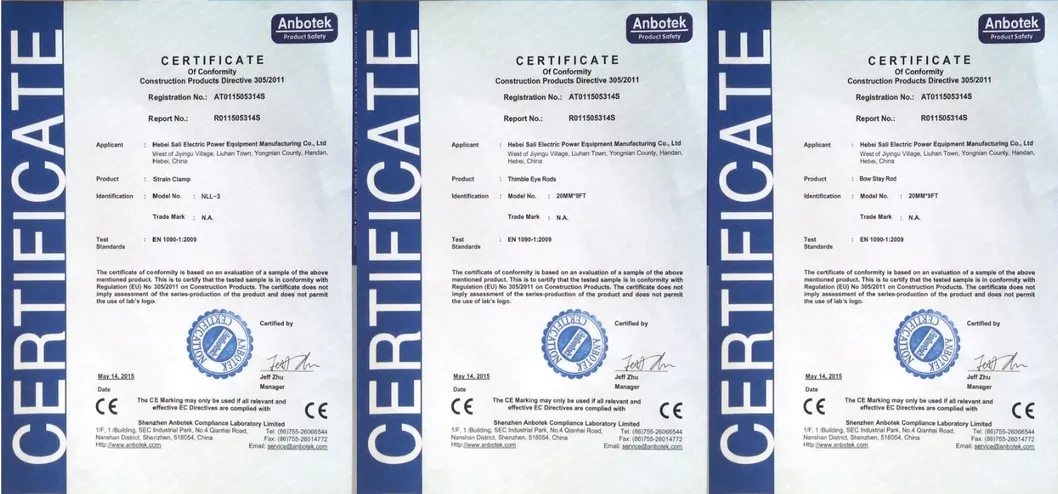 Certificado de Calidad del Producto