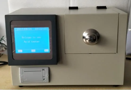 Aparato de Pruebas de Acidez de Aceite de Transformador ASTM D974 Detalle 1