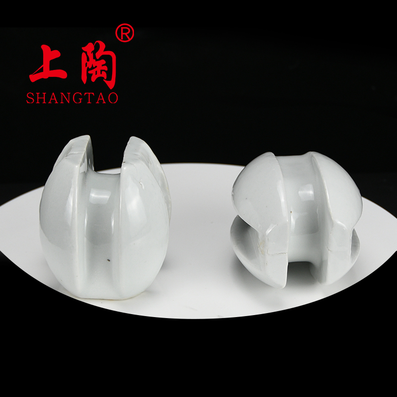 Aisladores eléctricos de cerámica de porcelana para cercas eléctricas de baja tensión