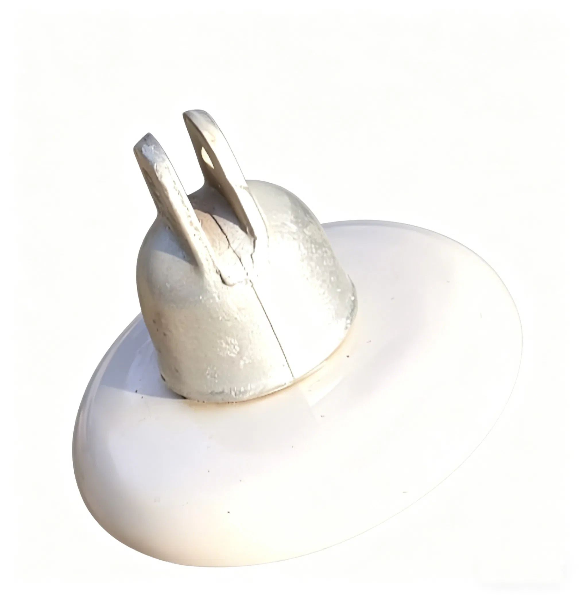 U70c 254mm 146mm 70kN Aislador de porcelana de suspensión para línea de alta tensión
