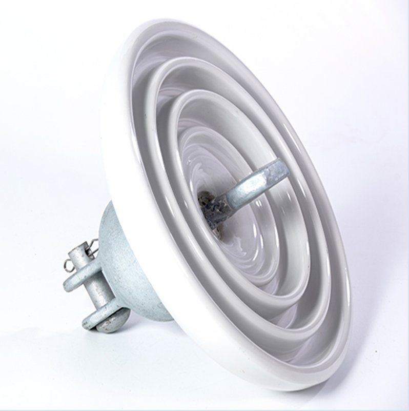 33.5kN ANSI 52-3 Aisladores de porcelana eléctrica de suspensión de alta tensión