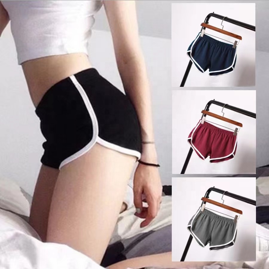 New Arrival Sports Women's Plus Size Solid Color Yoga Beach Pants Custom Blank Beach Shorts