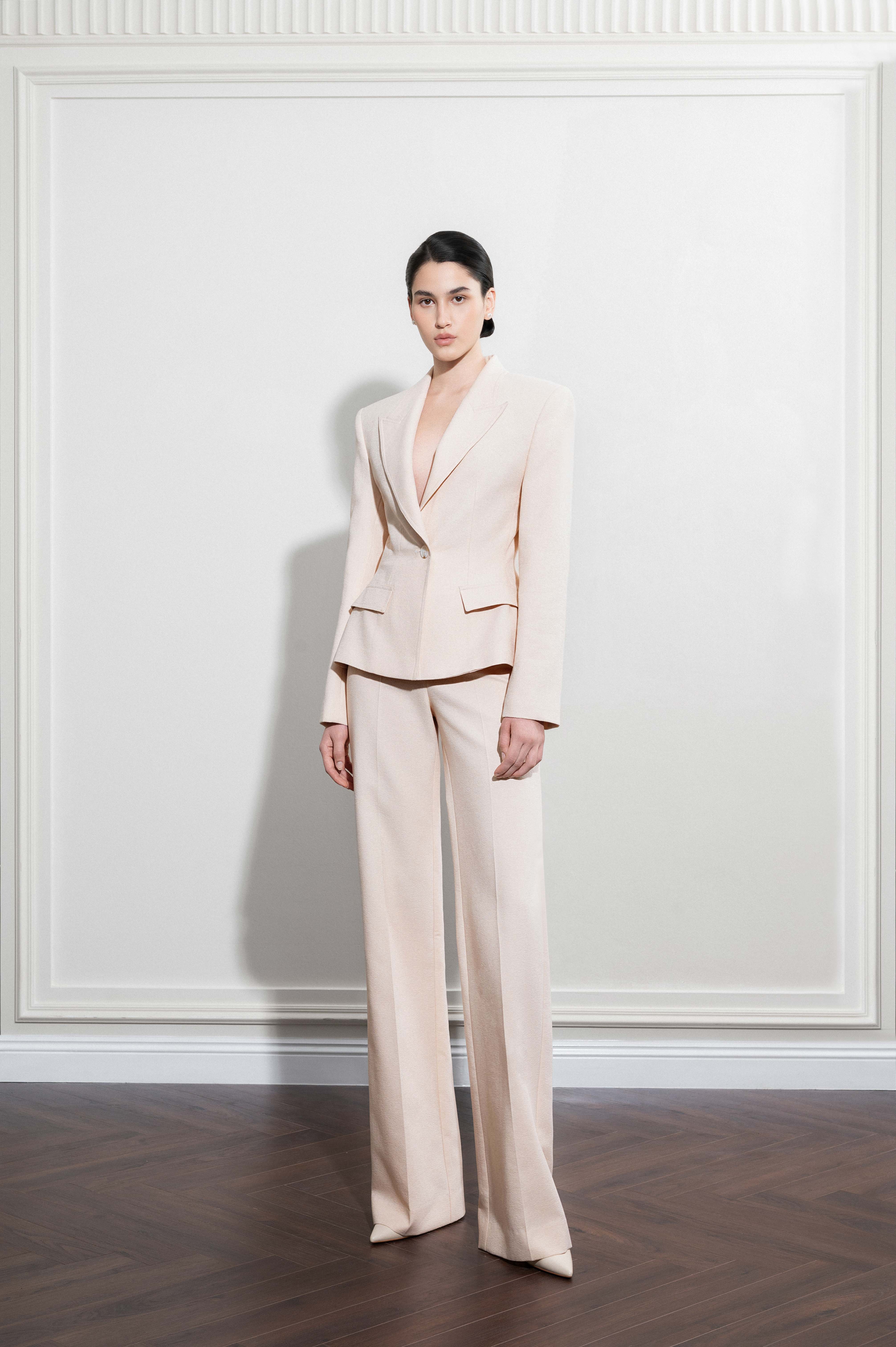 Women's Suits &amp; Blazers New Arrival ELISE FIT BLAZER Elegant Women's Blazers Women Designer Clothes With 61% RAYON, 39% COTTON