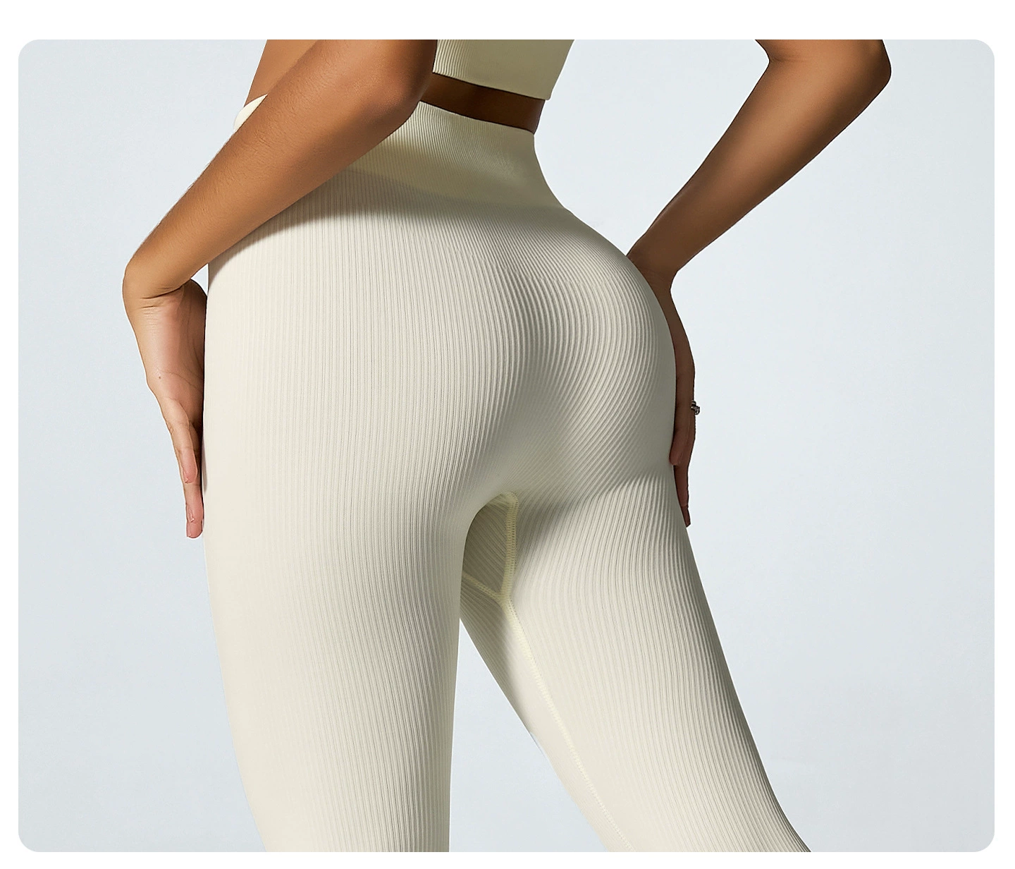 Seamless Flared rib Leggings