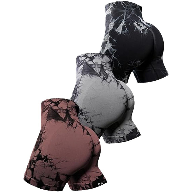 Hot Sale Seamless Yoga Biker Shorts Breathable Butt Lifting High Waist Gym Sports Shorts For Women's Running And Yoga