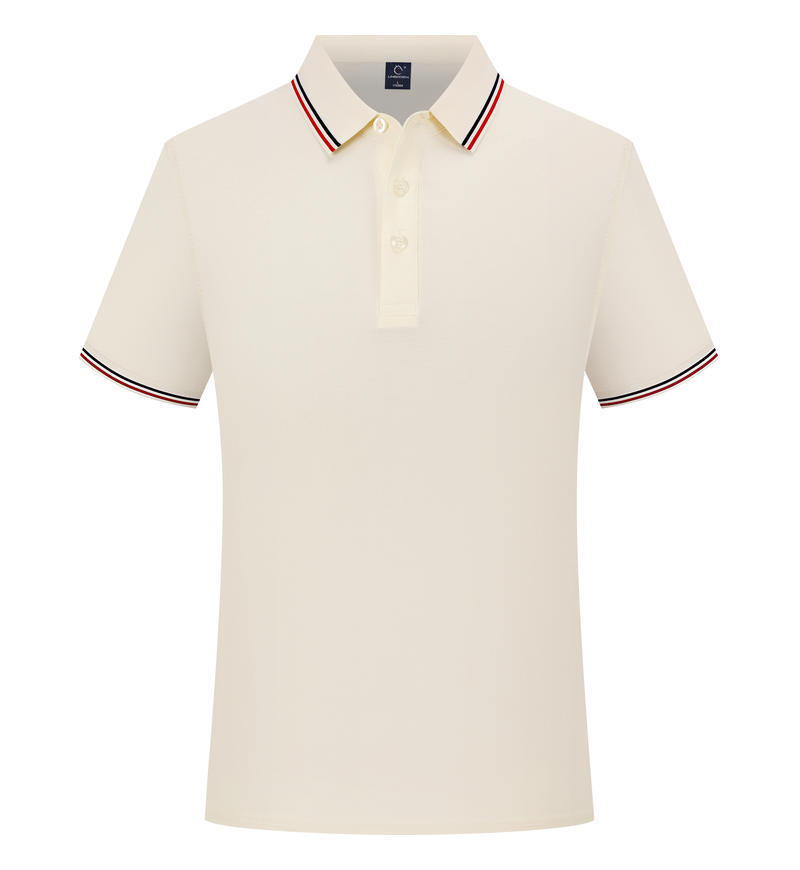 210g Men's Sports for Polo Shirt 50% Cotton 45% Polyester 5% Spandex Breathable Cooling Soft Wrinkle Customizable Daily