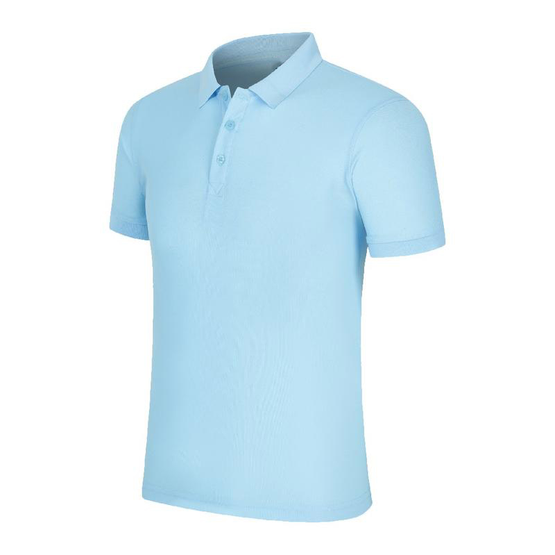 Custom Polo T-Shirts Unisex Plain 100% Cotton Wholesale Short Sleeve T-Shirts Men's Polo Shirt Blank