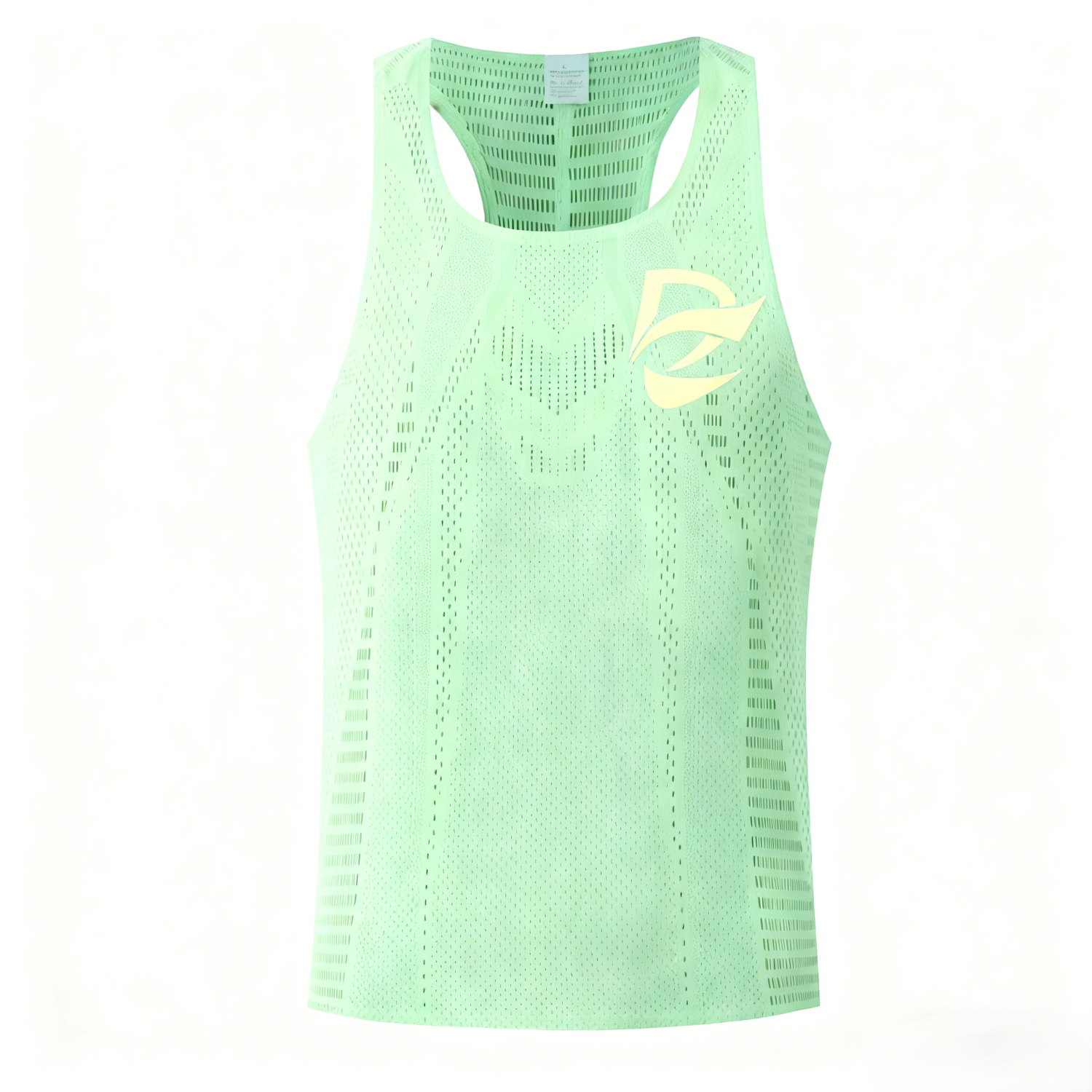 Performance Seamless Breathable Quick Dry Lightweight Comfortable Mesh Fabric Vest Run Marathon Gym Training Running Tank Top