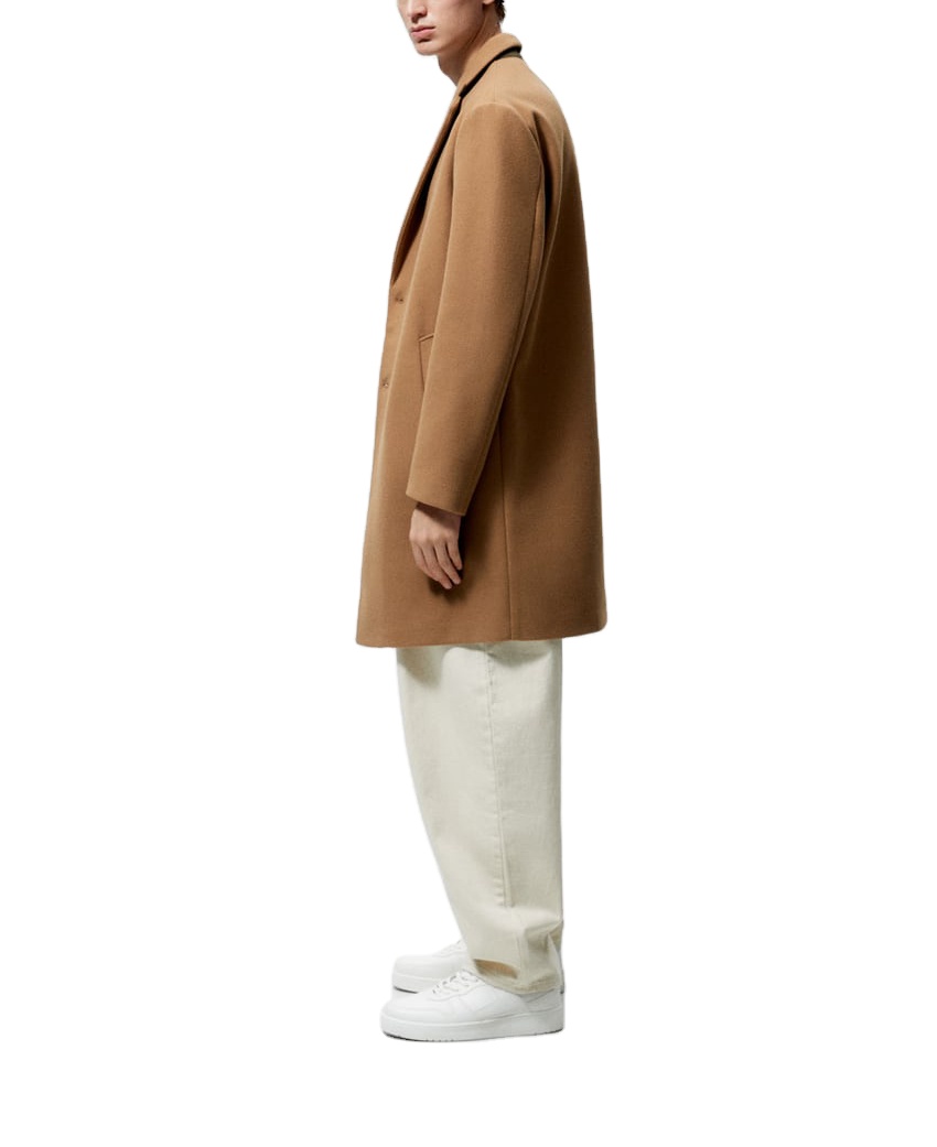 Factory Custom Wholesale Men's Jackets Wool Overcoat for Men Men's Fashionable Long Coat