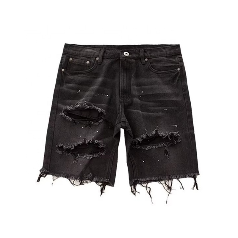 Men's Quick Dry Summer Quarter Pants Breathable High Quality Mid Zipper Fly Shorts Youth Streetwear Shorts for Men