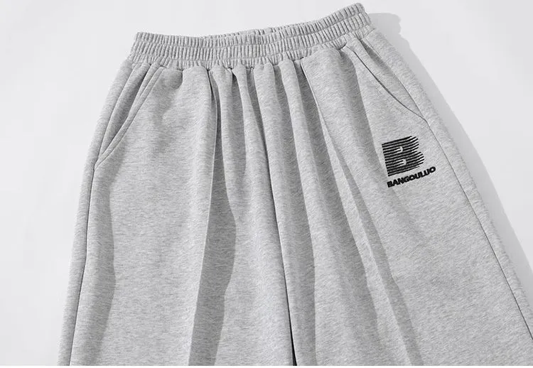 Vintage Women's Cotton Polyester French Terry Compound Sports Trousers, Lady's Sportwear Joggers