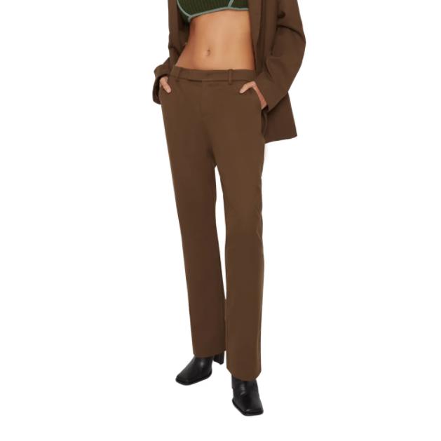 Runwaylover E4025 NEW DESIGN BROWN BLAZER and PANTS OUTFIT