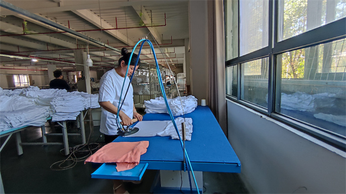 Garment ironing and pressing for a clean finish at Eglin Fashion