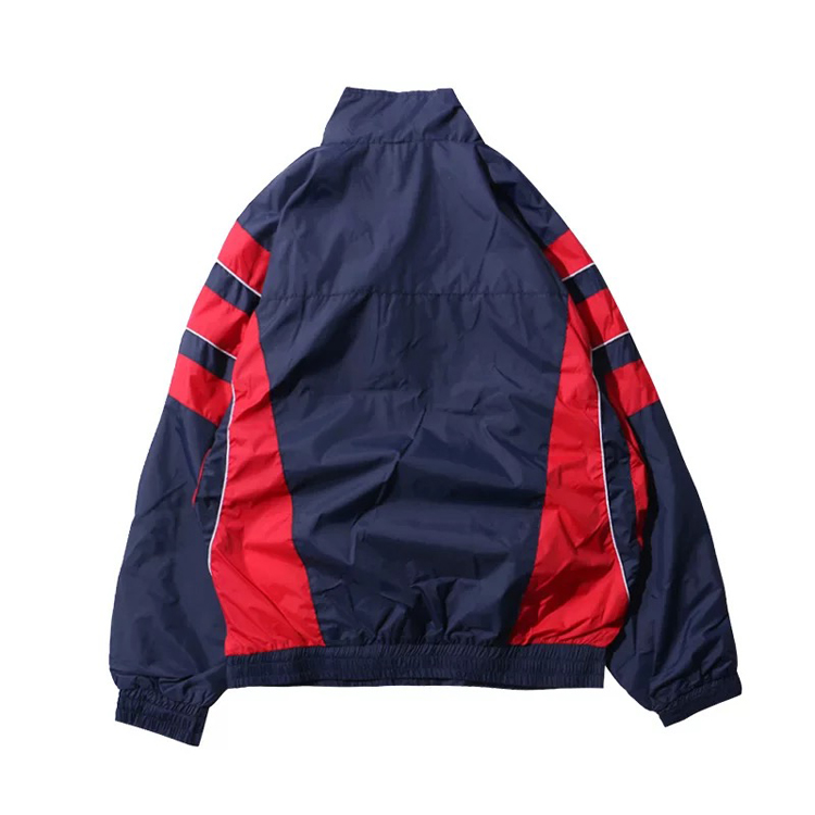 Wholesale Mens Color Block Windbreaker Jacket