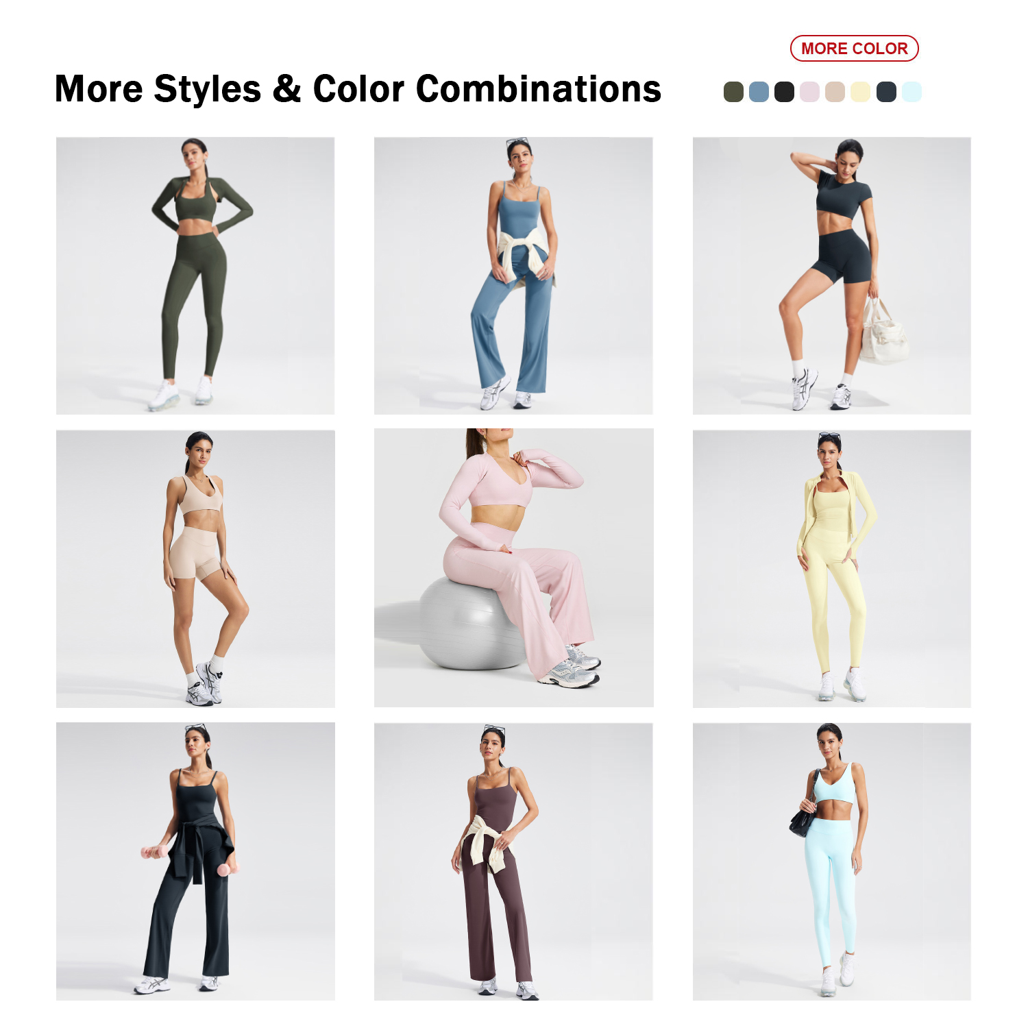 Custom Organic Cotton Quick Drying Breathable Long Sleeved Sport Wear Women Gym Fitness Leggings Suit Slim Fit T Shirt Yoga Set