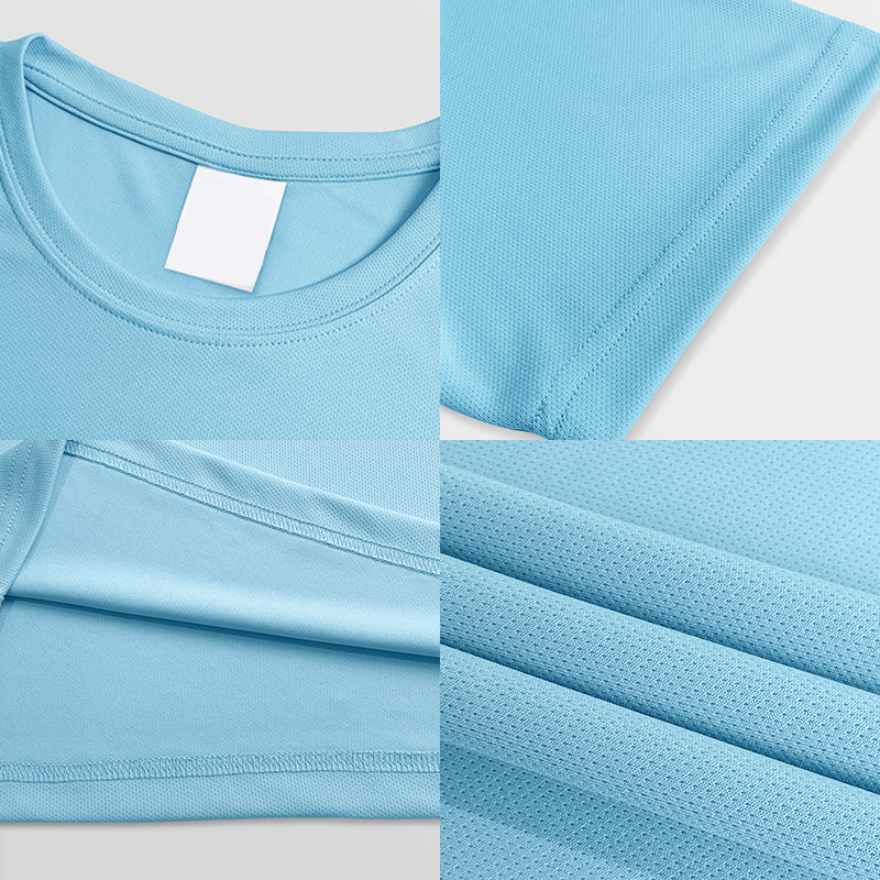 Custom Summer Breathable Polyester Quick Dry Running T Shirt for Men Sublimation Fitness Athletic Gym Sports Wear Men's T-Shirts