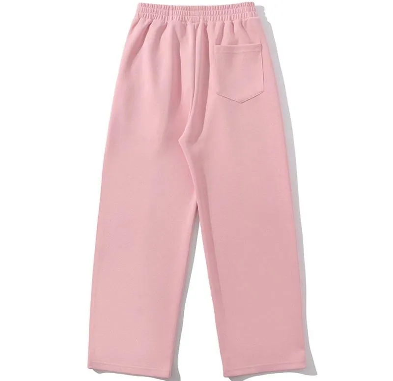 Vintage Women's Cotton Polyester French Terry Compound Sports Trousers, Lady's Sportwear Joggers