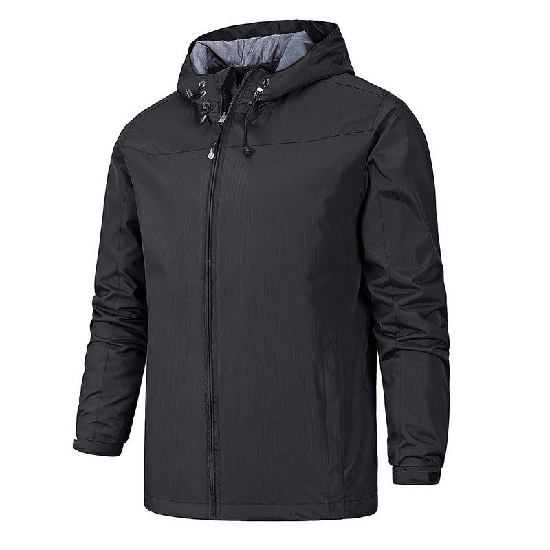 Blank Water Proof Wind Breaker Outdoor Jacket Custom Logo Waterproof Windbreaker Jackets Plus Size Men's Women's Jackets for Men