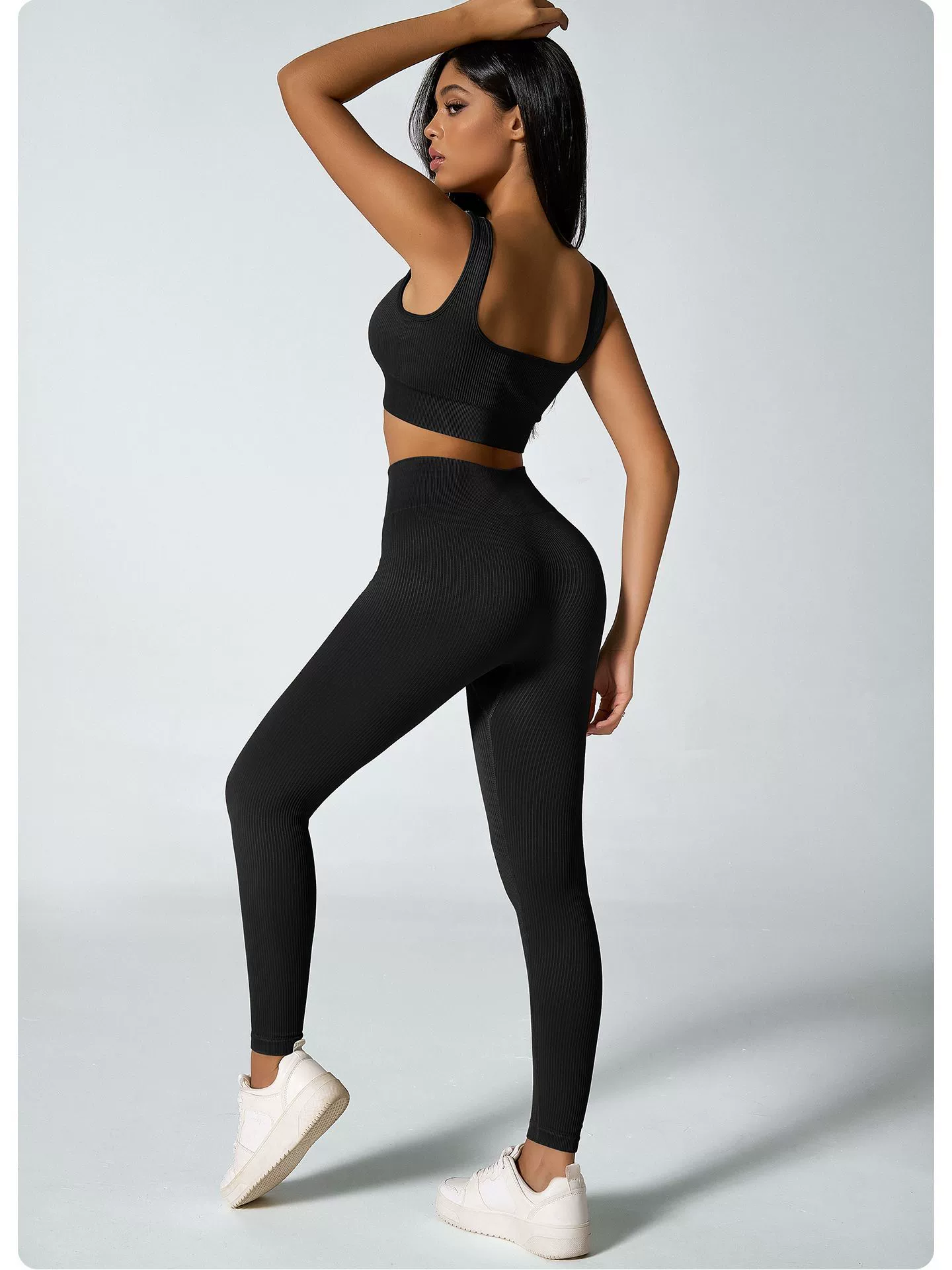 Seamless Flared rib Leggings