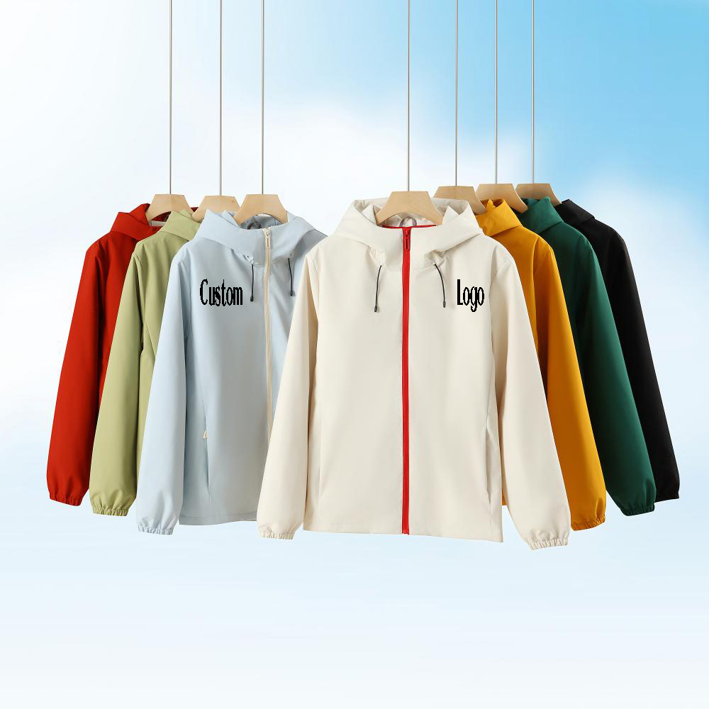 2025 Custom Logo Autumn Winter Workwear 3-in-1 Jacket Thin Windbreaker Waterproof Outdoor Hiking Wear