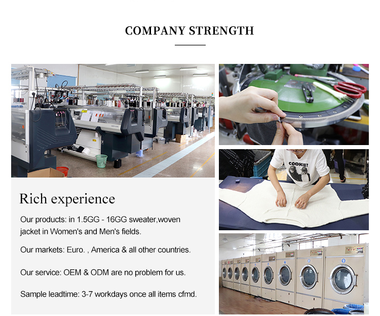 Garment sewing area