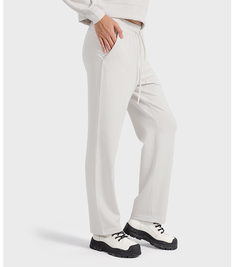 Air Layer Skin-Friendly Casual Sports Sweatpants Quick-Dry Loose Straight Jogger Women